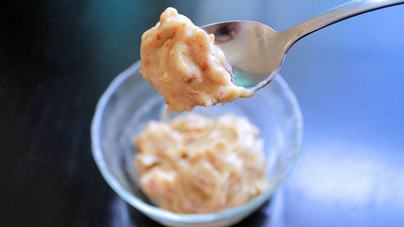 Banana & hazelnuts ice cream