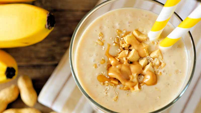 Peanut butter banana smoothie