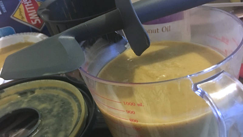 Sweet potato carrot and ginger soup